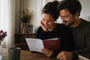 Vrouw en man in fertiliteitstraject