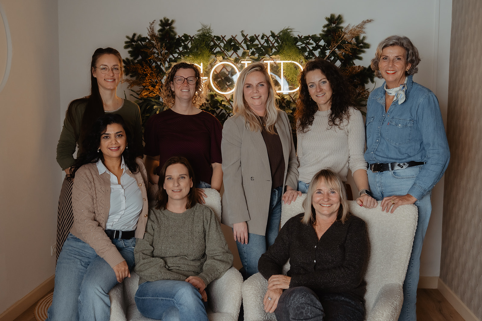 Team van Goud Echo met ervaren echoscopisten in de praktijk